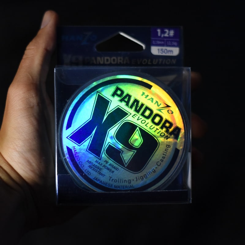 Купить Плетёный шнур Hanzo Pandora Evolution X9 1.2 150м 12,1кг Blue с ...