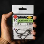 Оффсетные крючки Gurza Worm Swim Bait - 3/0 - 5шт.