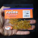 Приманки Reins Ring Shrimp 2'' - 430 Motor Oil Gold FLK