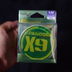 Плетёный шнур Hanzo Pandora Evolution X9 150м Green - 0.8 - 8,3кг