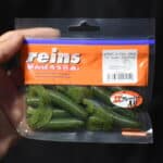 Приманки Reins Fat G-Tail Grub 4'' - 035 Green Sparkling