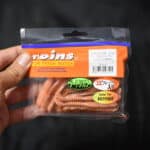 Приманки Reins Rockvibe Shad 3'' - L04 Motor Oil/Pink