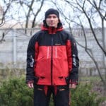 Костюм зимний Graff (поплавок, до -15, 215-О-В-8, красно-чёрный) - S (170-176)